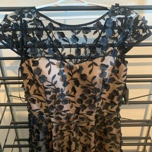 NWT size 12 Elegant Black Floral Xscape Dress